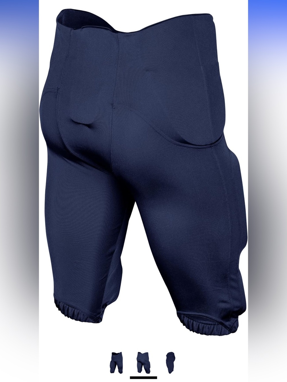 Champro Terminator 2 Integrated Adult Football Pants with Built-in Pads L - Picture 2 of 6